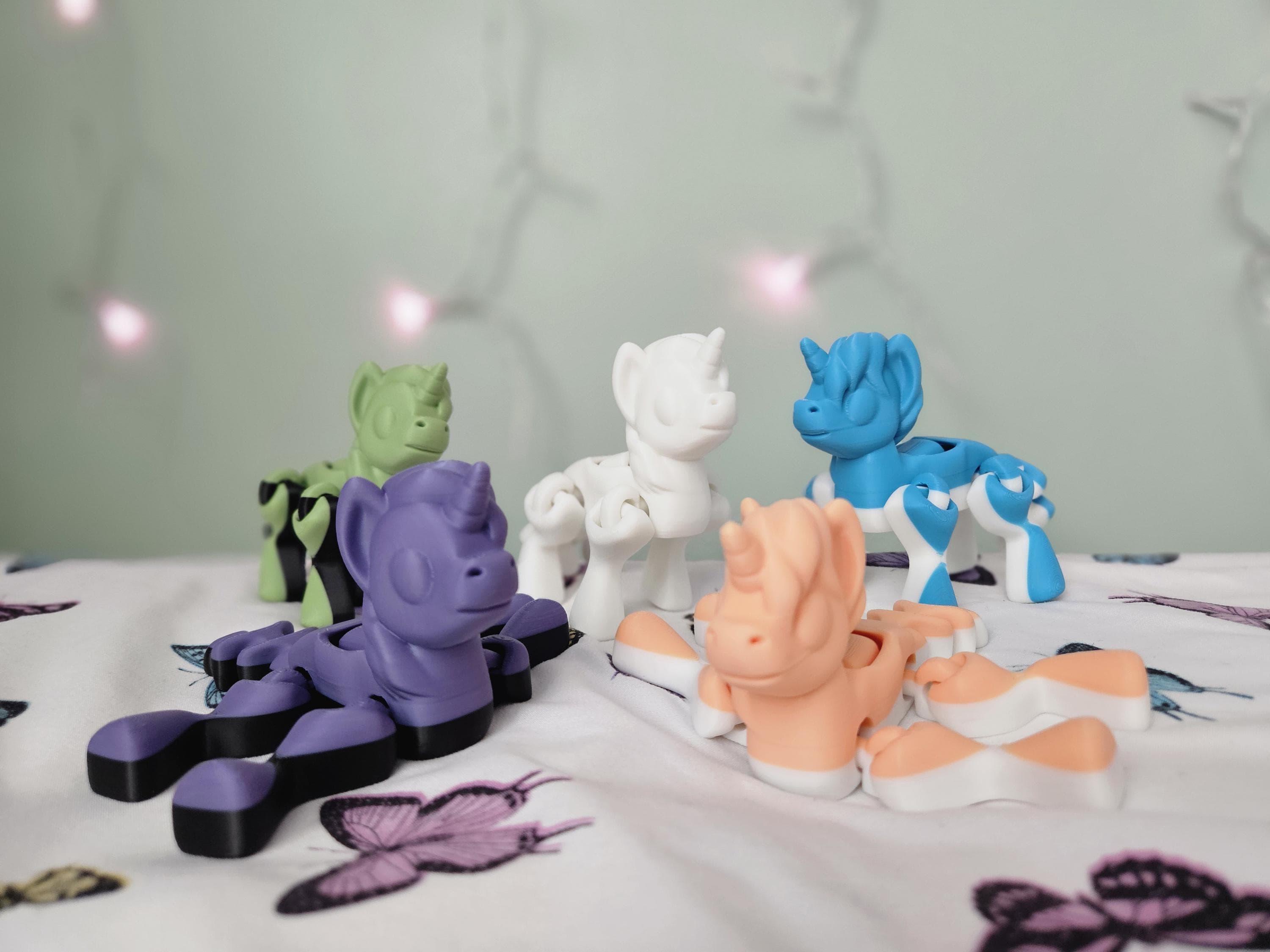 3D Printed Unicorn Toy - Magical Gift for Kids - Great Stocking Stuffer