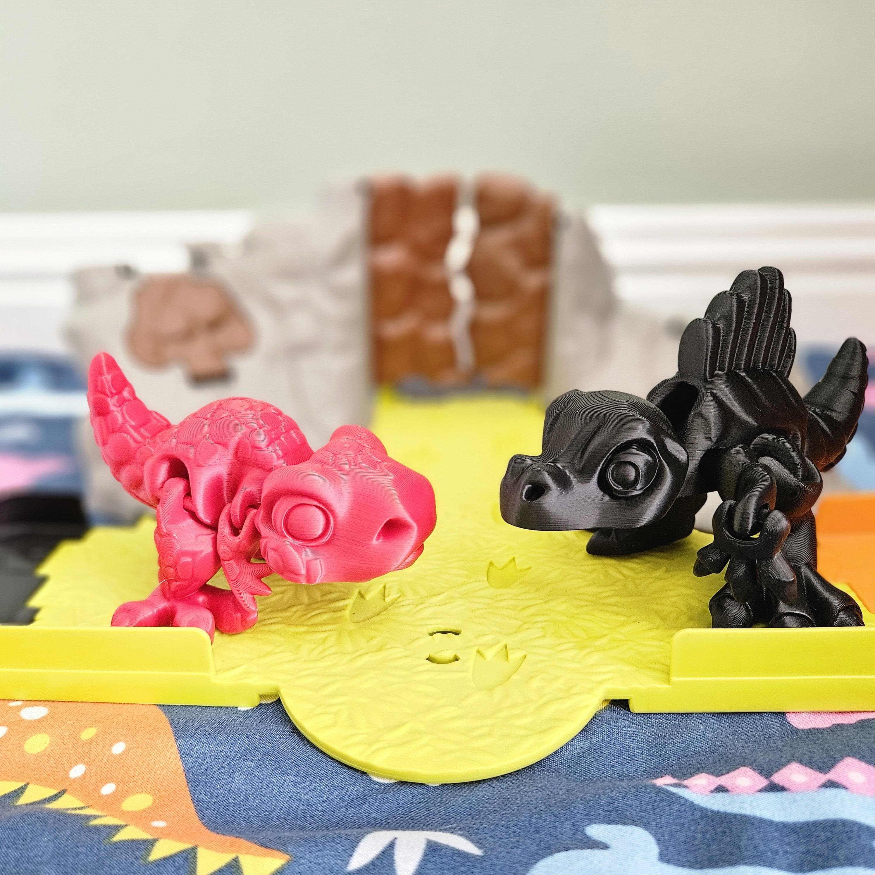 3D Printed Toy Bundle - Spinosaurus vs T-Rex - Epic Dino Battle - Great Stocking Stuffers